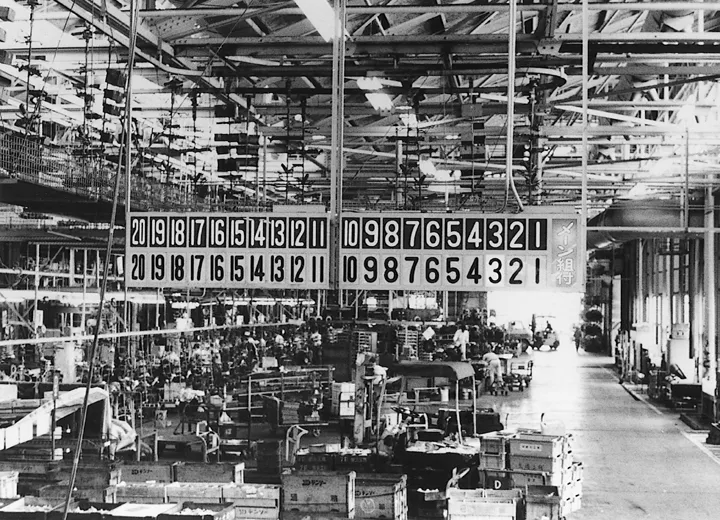 An Andon board at a Toyota production plant (source)